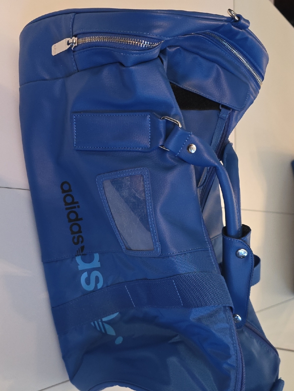 adidas Blue and Black Travel Duffel